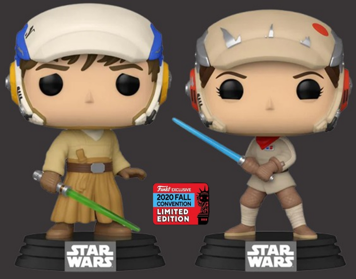 Star Wars: #399 Luke Skywalker & #400 Princess Leia - Jedi