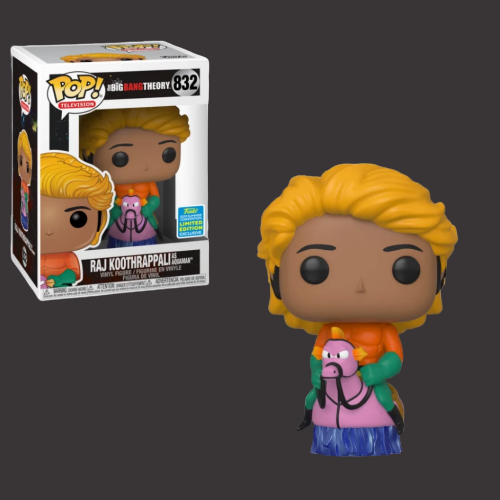 SDCC 2019 Exclusive Raj Koothrappali as Aquaman The Big Bang