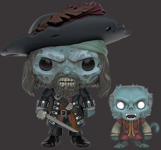 Pirates of the Caribbean: Cursed Barbossa w/ Monkey [SDCC '16