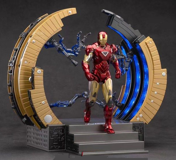 ZD Toys Iron Man MK VI with Suit-Up Gantry – GeekYard Collectibles