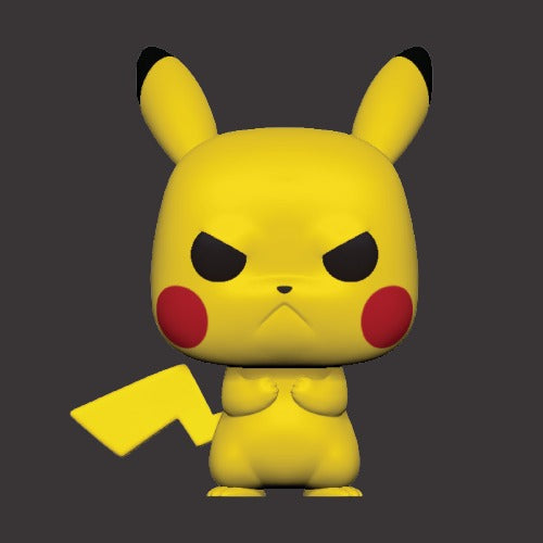 Pokemon: #598 Pikachu [Angry]