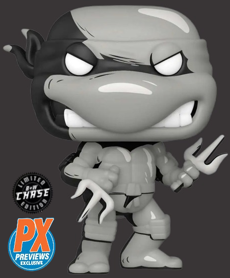 Teenage Mutant Ninja Turtles: #31 Raphael PX Previews [B&W - Chase Variant]
