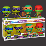 TMNT: Mutant Mayhem [GITD 4 Pack] [Box not Mint]