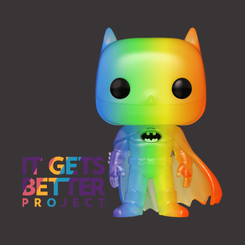 Rainbow batman pop deals