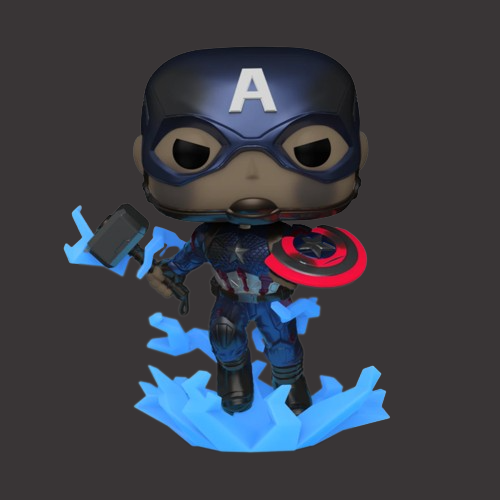 Avengers: #1198 Captain America w/ Mjolnir [Metallic Glow]