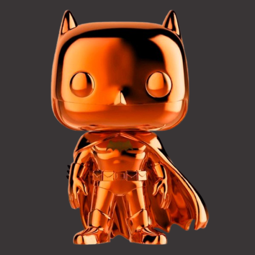 Super Heroes Orange Chrome Batman Pop DC Super Heroes