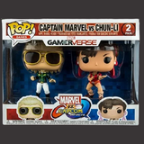 Marvel Gamerverse: Captain Marvel vs Chun Li (2 pack) Funko Pop!