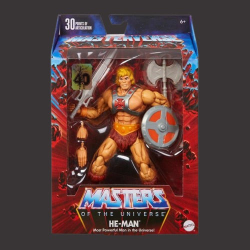He-Man Masters of the Universe 40th Anniversary Special Edition [7' Scale  Action Figure]