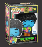 #239 Jimi Hendrix Blacklight Blue [Funko Shop Exclusive] [Box not Mint]